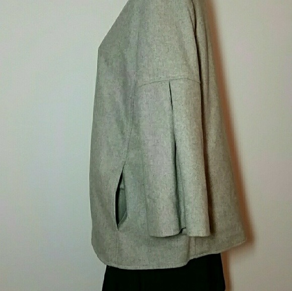 Isda & Co Wool 3/4 Sleeve Career Swing Coat Jacket - Picture 2 of 4